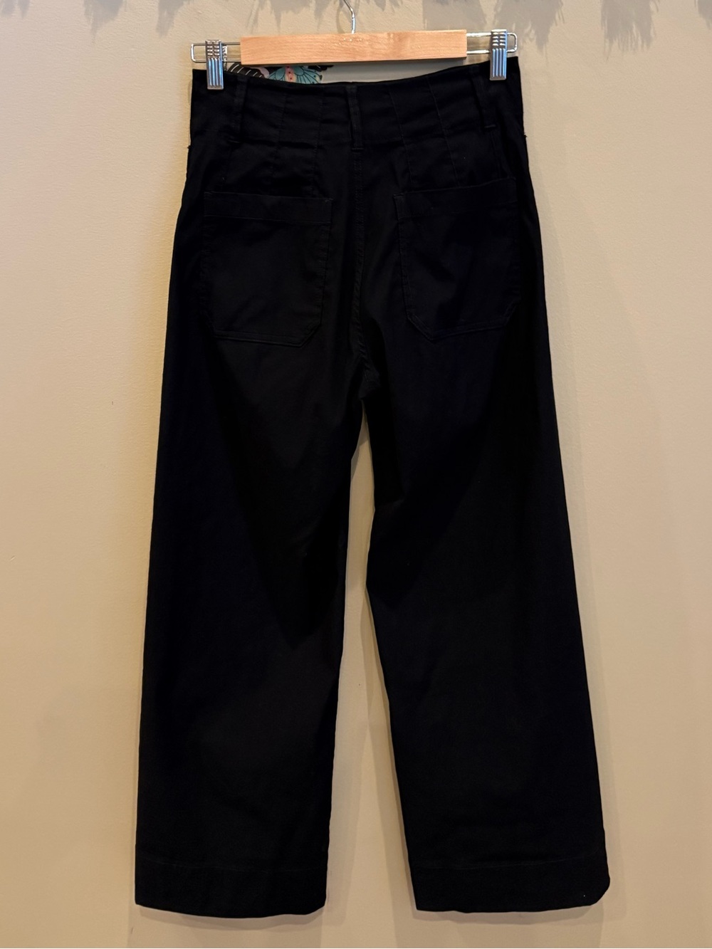 Maeve The Colette Black Wide-Leg Cropped Pants! - Picture 8 of 13